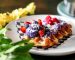Vegan Ube Mochi Waffles